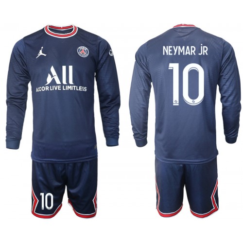Paris Saint-Germain Neymar JR 10 Dres Dječji Domaći 2021/2022 Dugim Rukavima Paris Saint-Germain Neymar JR 10 Dres Dječji Domaći 2021/2022 Dugim Rukavima